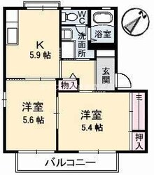 グランメイト　B棟の物件間取画像